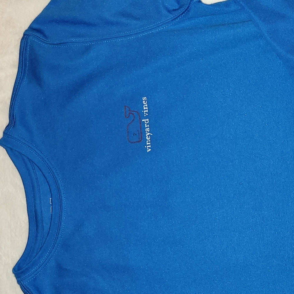 Vineyard Vines Boy's Performance Shirt Size Large Blue - Picture 3 of 5